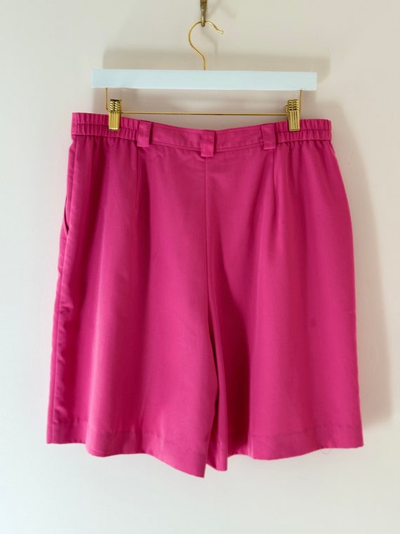 1980's Fuchsia Pink Shorts Super High Rise - image 5