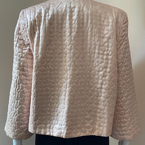 Pink Quilted Textron Bed Jacket M XL image 7