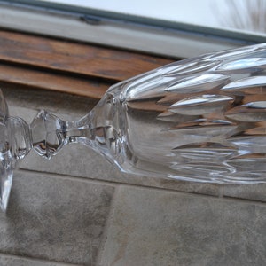 Tiffin Franciscan Larue 8 Juice Glasses Hand Blown Cut Crystal