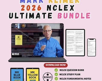 Mark K Review Mega Bundle Dernières conférences vidéo et guides PDF pour la prochaine génération NCLEX 2026