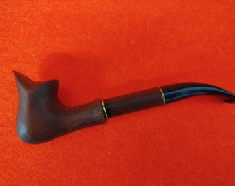 Wooden Tobacco Smoking Pipe - Hand Carved, Handmade pipe