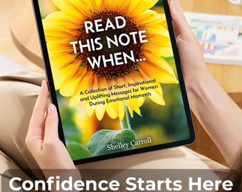 Libro electrónico de amor propio para mujeres: Notas de apoyo emocional para la confianza, la ansiedad y la autoestima.