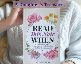 Cadeau pour fille | Carnet de conseils personnalisés de maman | Journal intime mère-fille avec suggestions d'écriture