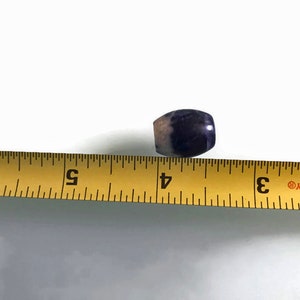 Boho Dread Barrel Bead, Dreadlock Sodalite GemstoneDread Accessories Dread Jewelry image 4