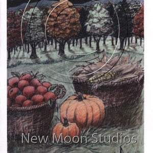Mabon Sabbat Card (set of 8)