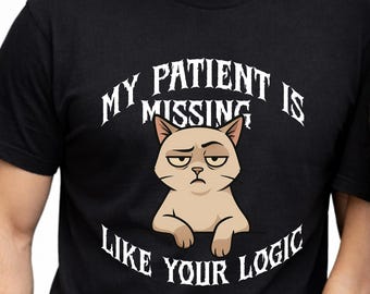 Funny Grumpy Cat T-Shirt | Sarcastic Cat Lover Graphic Tee