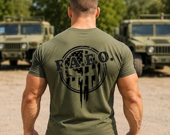 FAFO Graphic T-Shirt • Tactical Military Tee, Veteran Gift