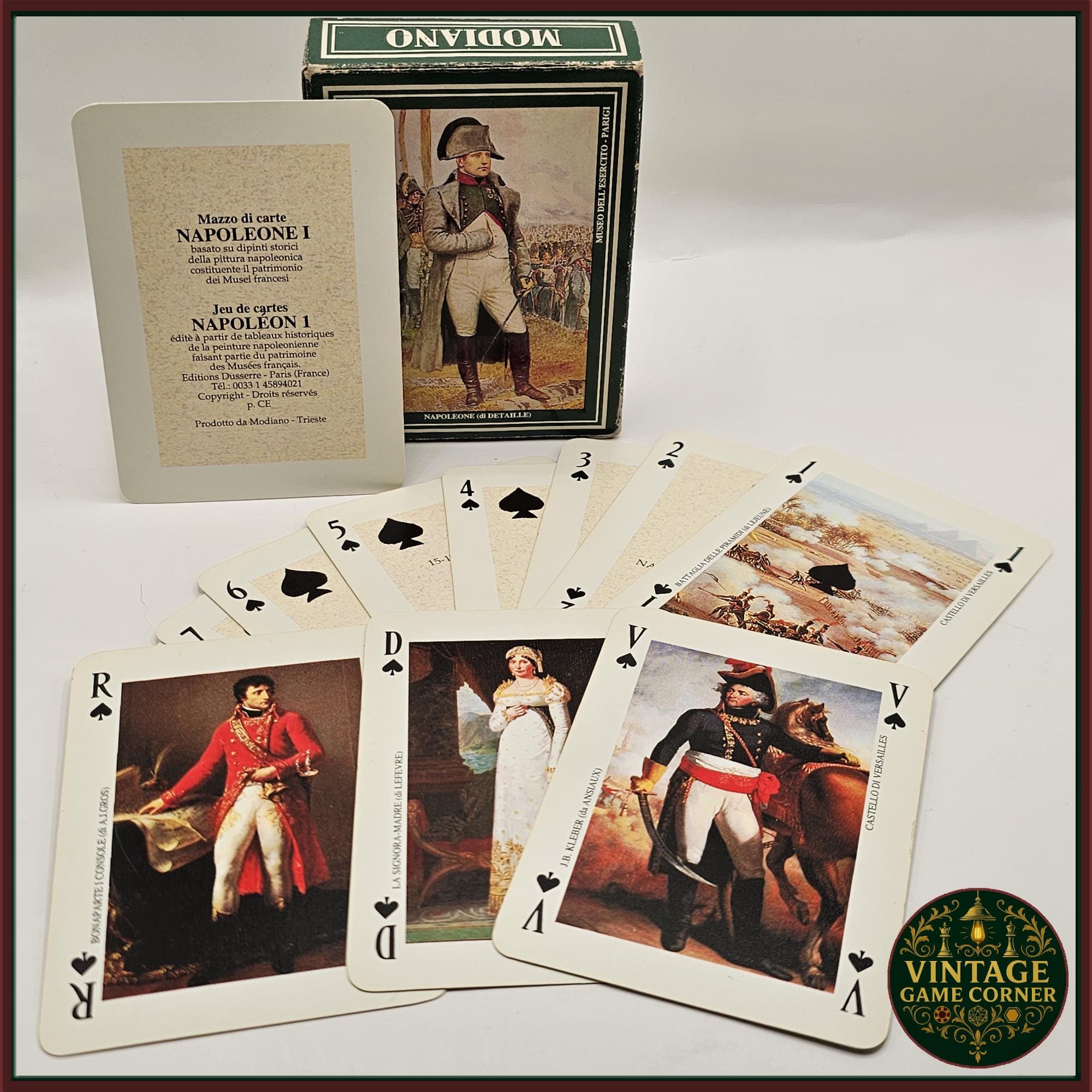 Jeu De 40 Cartes Régionales Italiennes – Plastifiées – Choix Entre Romagnole, Piacentine, Siciliennes, Napolitaines, Trentines Ou Trévisanes