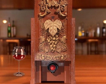 Boxed from the vine bagged wine storage box