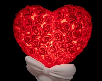 Rose Heart Lamp
