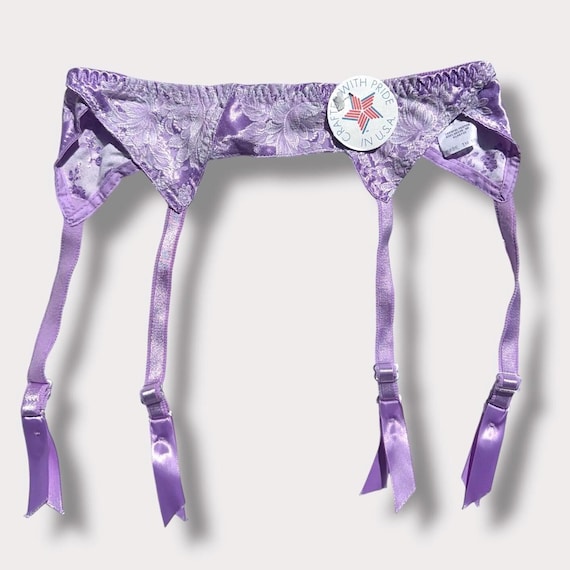 Vintage Orchid Purple Satin Garter Belt: Floral Embroidered Suspender - Etsy Vintage Orchid Purple Satin Garter Belt: Floral Embroidered Suspender - Etsy