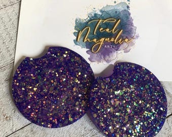 Glitter Car Coasters