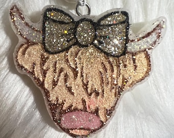 Ambientador perfumado para coche Glitter Cow