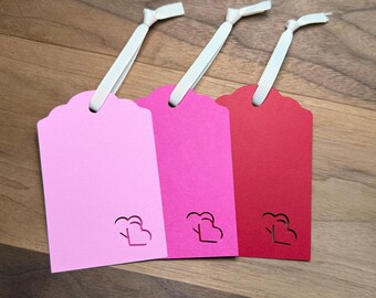 Etiquetas de regalo de San Valentín - Juego de 30