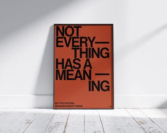 Motivational Quote Print | Minimalist Affirmation Art (Digital Download)