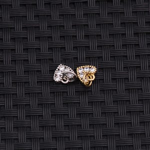 CZ Heart Cluster Charm Pendant for Necklace Making, Romantic Jewelry Finding for Bracelet and Earring DIY 7*7mm