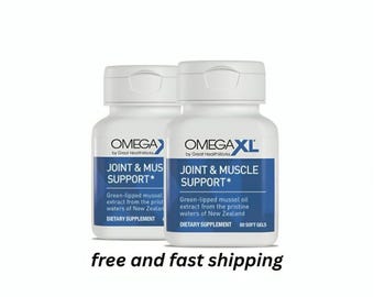 2 pack of OmegaXL Joint & Muscle Support Softgels