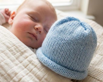 Preemie Hat Knitting Pattern PDF | Instant Download Beginner Knitting Tutorial | Digital Ebook Bundle