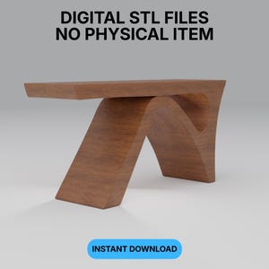 Fichier STL de bureau moderne pour maison de poupée – Miniature à l'échelle 1:12 (Téléchargement numérique)
