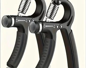 Fortalecedor de mano con resistencia ajustable de 60 kg para antebrazos y muñecas más fuertes