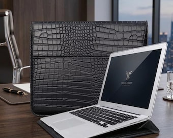 Crocodile Laptop Bag Daily Use Office Sleeve Case
