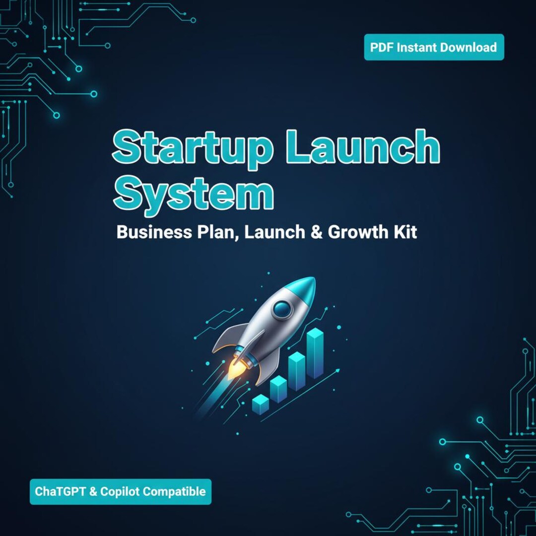 Startup Business Planner & Strategy Guide | 90-day Roadmap PDF - Etsy