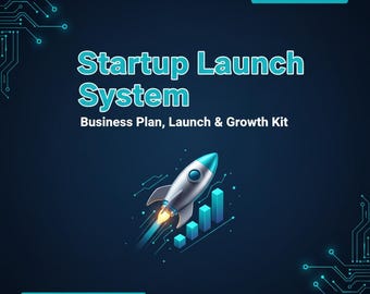 Startup Business Planner & Strategy Guide | 90-Day Roadmap PDF
