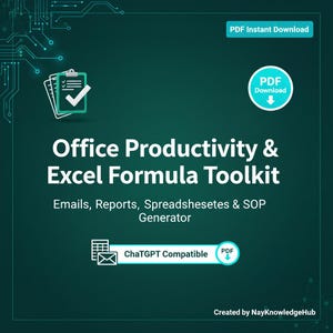 Office-Produktivität & Excel-Formelführer | Professionelles Arbeits-Effizienz-Handbuch PDF