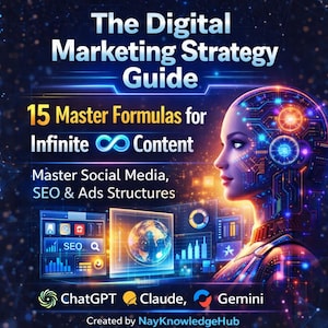 Digital Marketing Planner & Content Strategie Ratgeber | Social Media Browser Toolkit PDF