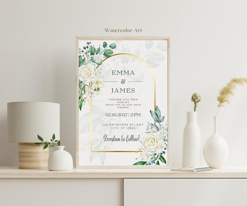 WEDDING INVITATION TEMPLATE Etsy