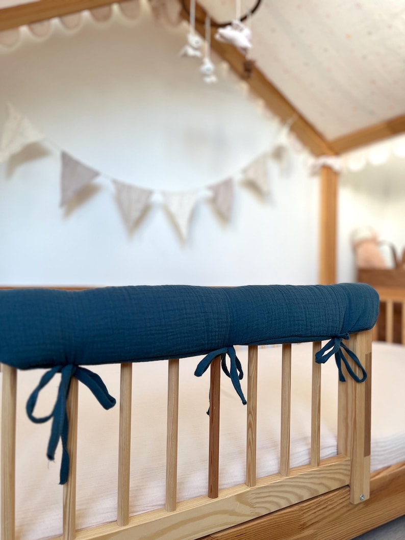 Ultra Soft Muslin Rail Cover| Padded Teething Guard| Made to Order Rail ...
