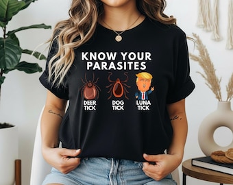 Know Your Parasites T-Shirt: Funny Political Humor Tee