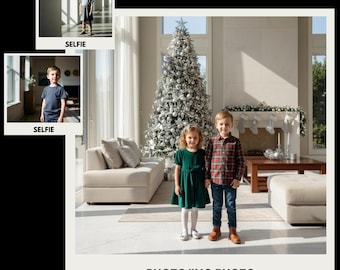 Magical Santa Portrait: Custom Christmas PhotoJing