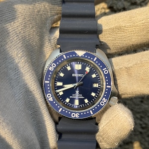 Seiko Captain Willard Mod Dive Watch | Blue Dial, 6R35 Automatic Movement