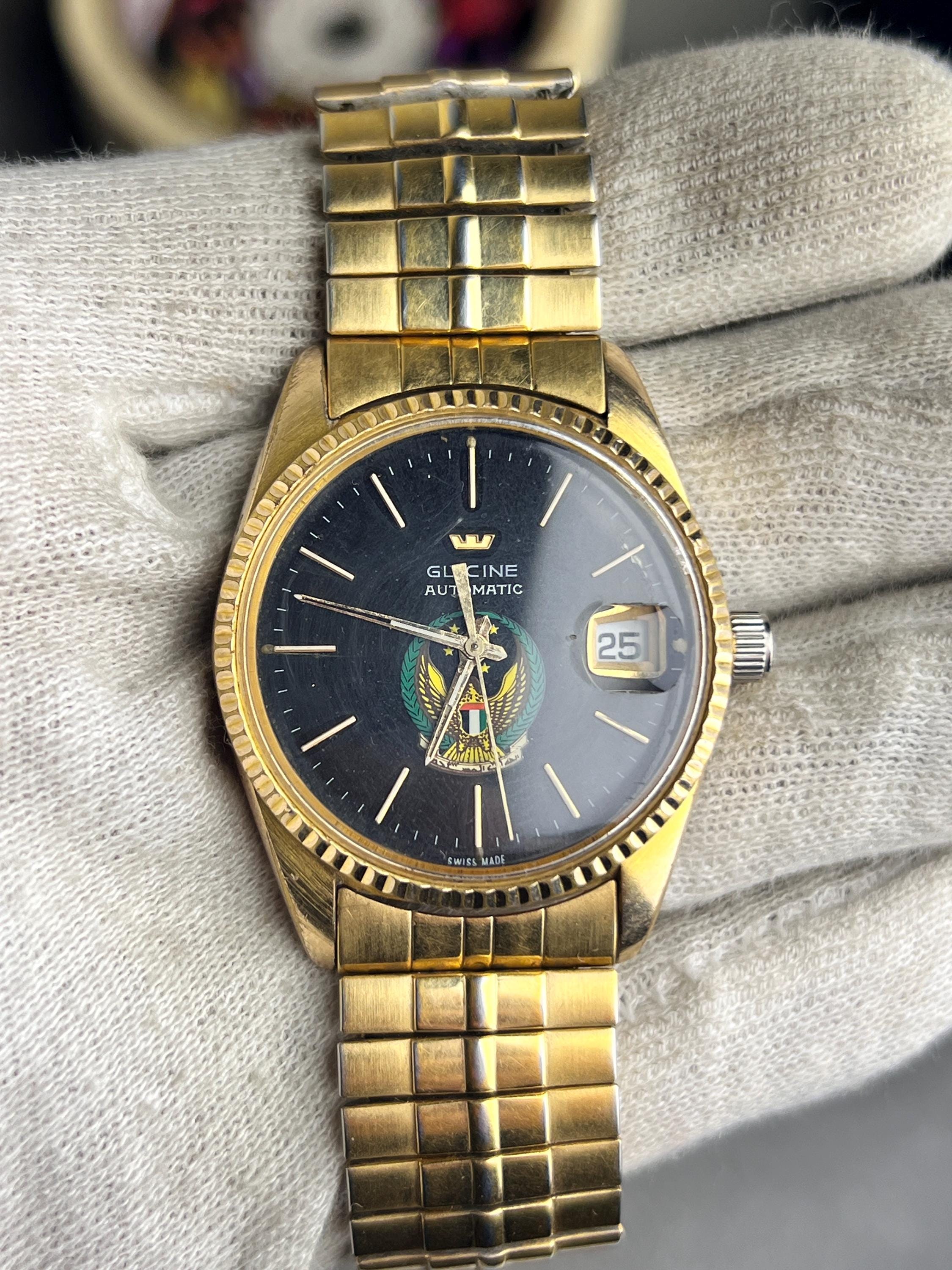 Vintage Glycine Swiss Pendant Peek a Boo or Slide Watch 30 in Italian Rope Chain Vintage Glycine Watch - Etsy main image 2