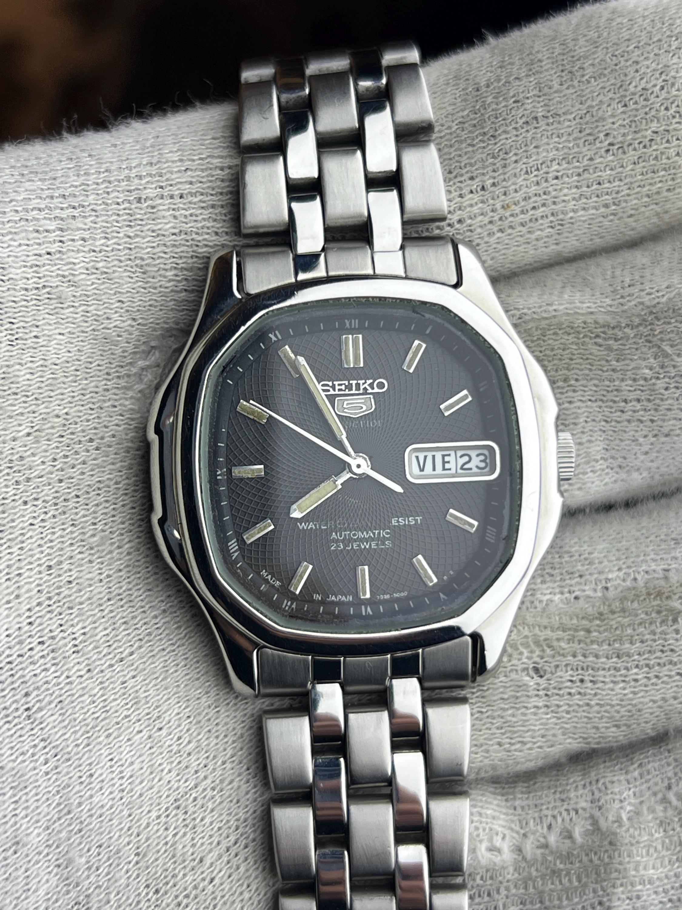 Super Rare Vintage Seiko Superior Whirlpool Skz037 Black Dail - Etsy