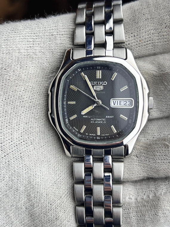 Super Rare Vintage Seiko Superior Whirlpool Skz037 Black Dail - Etsy