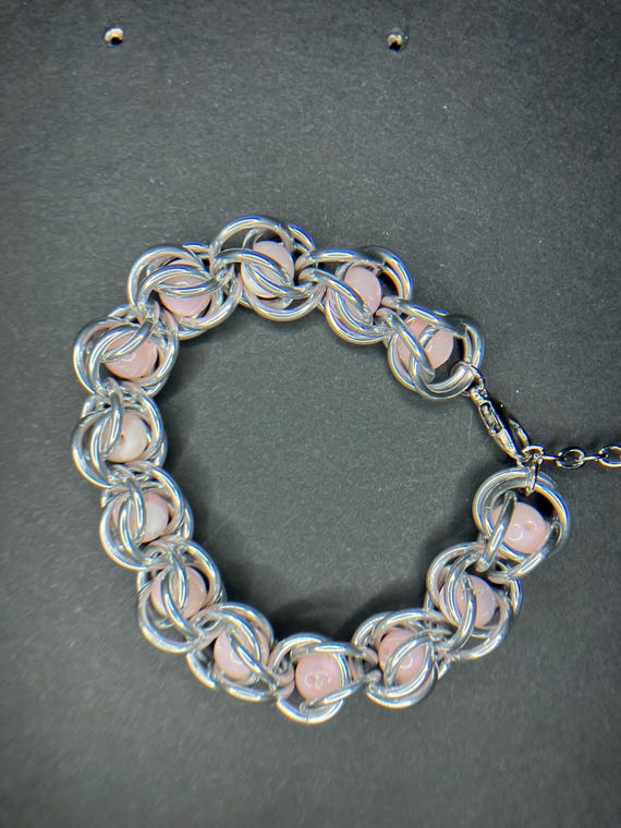 Captured Mother of Pearl Beaded Bracelet - Etsy
