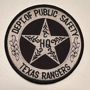 Dept. of Public Safety Texas Rangers HQ patch 3.5" (shoulder)