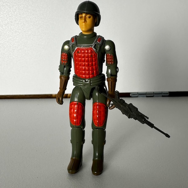 1982 GI JOE Flash v1 Near Complete (No Visor) Hasbro ARAH Vintage Straight Arm