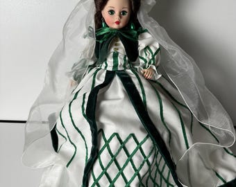 Muñeca Cissette de Madame Alexander, modelo Scarlett O'Hara "Regreso a Tara", 10 pulgadas, estilo 46000