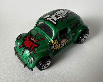 Hot Wheels 1988 VW Bug Thwaack Swat Ka Splat