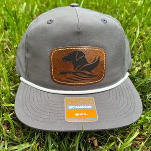 Richardson 256 Umpqua Hat | Leather Patch Duck Hunting Hat | outdoor trucker hat | waterfowl hat | men’s hunting cap | gift | outdoorsmen