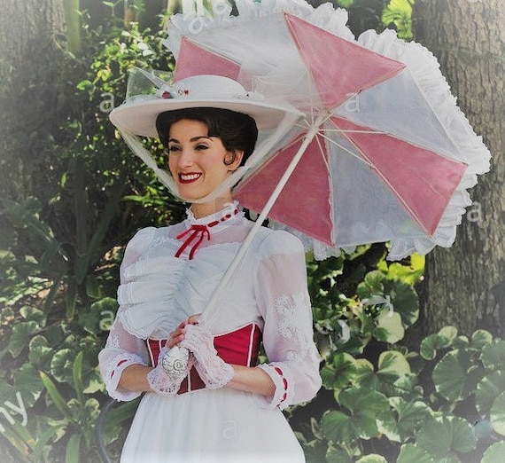 PARAGUAS PARASOL al estilo Mary Poppins en - Etsy España