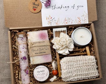 Thinking of You Gift Box – Soap, Soy Candle & Lip Balm Set