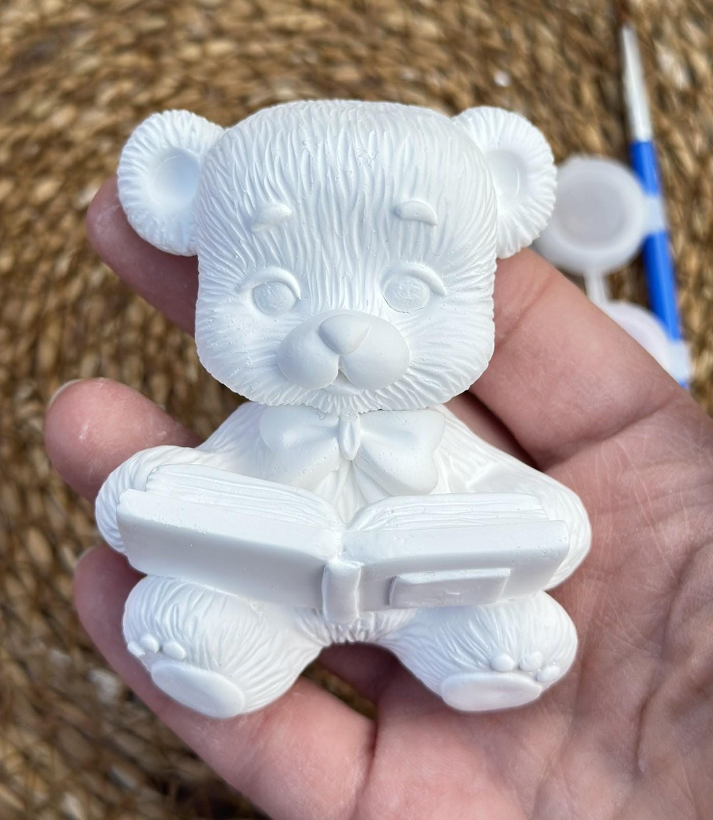 Kit De Manualidades Pinta Tu Osito De Peluche Con Rotuladores Textiles – Incluye 2 Camisetas De Repuesto, Regalo Creativo Para Niños 4-6 Años