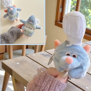 Étui pour AirPods Kawaii Remy - Housse en peluche pour ratatouille, cadeau de protection