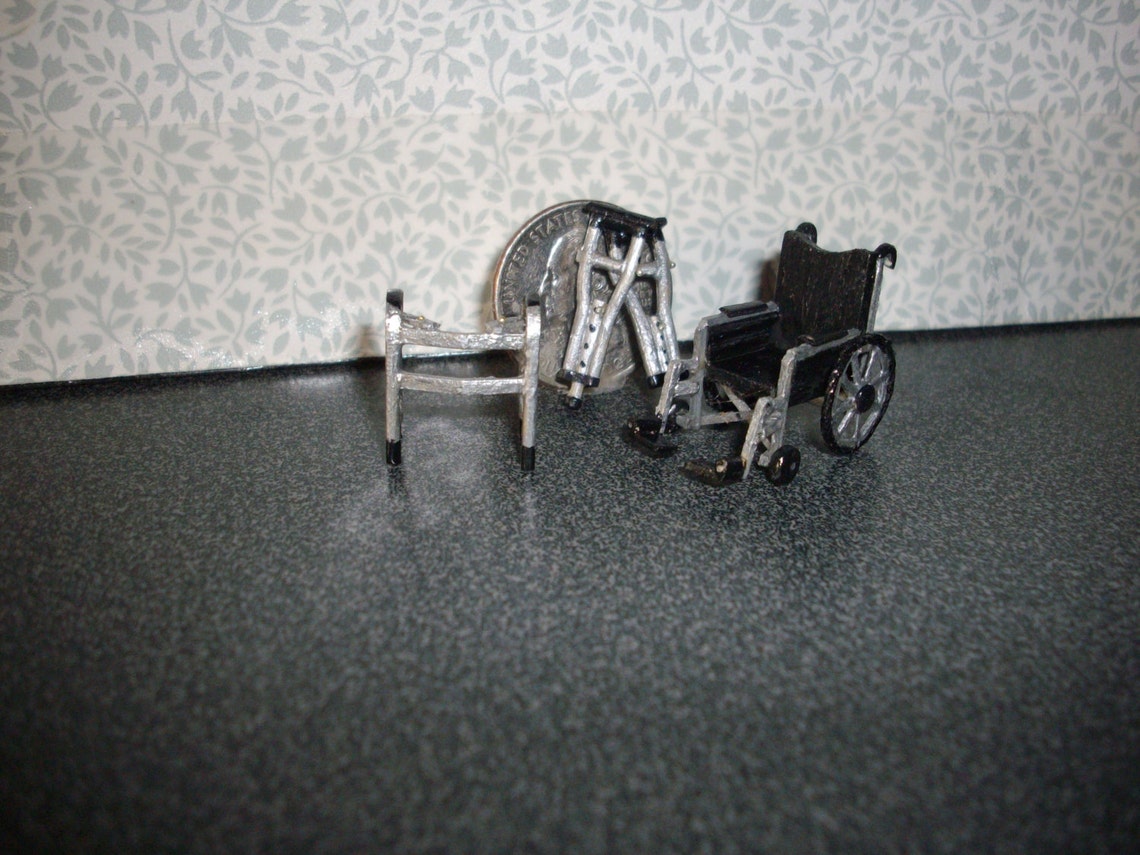 Realistic 1/4 Scale Miniature Wheelchair Walker and Etsy