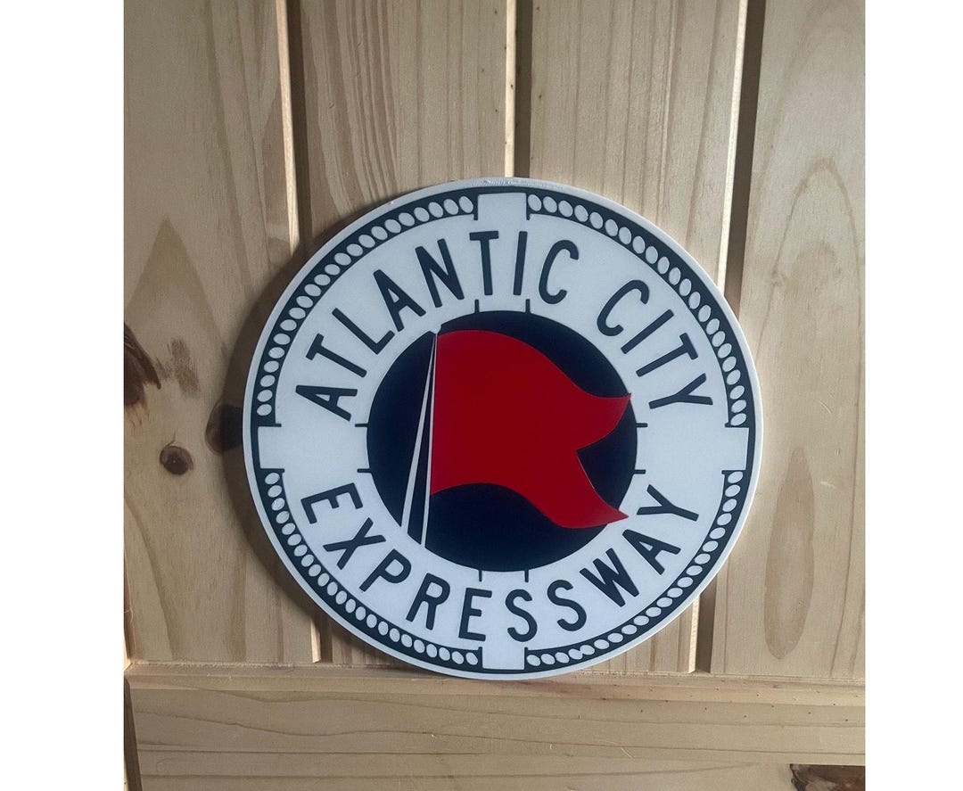 Atlantic City Expressway Road Sign New Jersey Highway Interstate Travel ...