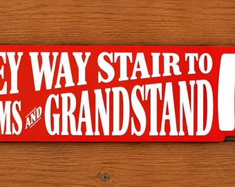 Fenway Park Yawkey Way Stair Sign Boston Massachusetts Baseball Red Sox Stadium